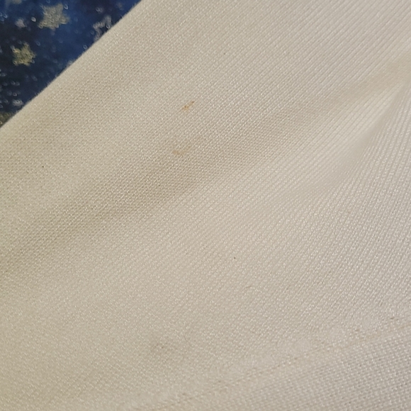 🍂3/$10 Heirloom Collectibles VTG Cream Lace-Waist, 3/4 Sleeve Cross-Over Blouse - Picture 14 of 16